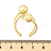 304 Stainless Steel Cuff Rings RJEW-D320-01G-5