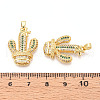 Brass Micro Pave Cubic Zirconia Pendants KK-N257-72G-3