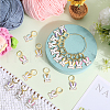 Alloy Enamel Pendant Decorations HJEW-SC00049-4
