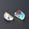Electroplated Glass Charms EGLA-N006-014A-4