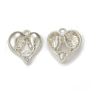 Alloy Glass Pendants PALLOY-P291-01P-2