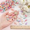  200Pcs Opaque Acrylic Pendants FIND-NB0003-17-3
