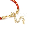 Braided Nylon Cord Bracelet Making MAK-L043-01G-11-3