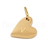 304 Stainless Steel Charms STAS-L291-01G-V-2