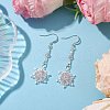 Glass Seed Beaded Dangle Earrings EJEW-MZ00171-02-2