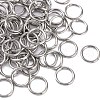Tarnish Resistant 304 Stainless Steel Open Jump Rings X-STAS-Q186-02-8x1mm-2
