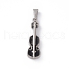 Tibetan Style 304 Stainless Steel Pendants STAS-H170-22AS-1