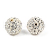 Czech Glass Rhinestones Beads RB-E482-8mm-001-4