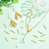 Unicraftale 30Pcs Ion Plating(IP) 304 Stainless Steel Tube Beads STAS-UN0053-11-3