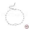 Natural Freshwater Pearls Bead Link Bracelets BJEW-I314-135-2