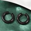202 Stainless Steel Polishing Hoop Earrings EJEW-M106-02EB-05-1