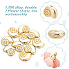 GOMAKERER 10Pcs Alloy Beads TIBEB-GO0001-03-3