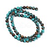 Synthetic Gold Clinquant Stone Beads Strands G-Z025-04-2