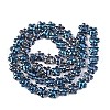 Electroplate Glass Beads Strands EGLA-T028-02O-2
