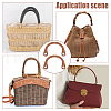 Wooden Bag Handles WOOD-WH0124-22-6