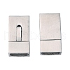 Tarnish Resistant 304 Stainless Steel Bayonet Clasps X-STAS-P180-38P-2