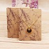 Cardboard Necklace Display Cards CDIS-F002-03A-3