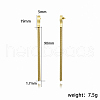 Fashionable Snake Bone Chain Stainless Steel Stud Earrings QH5094-5