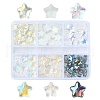 90Pcs 6 Styles Transparent Glass Beads GLAA-YW0003-63-1