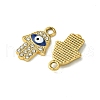 UV Plating Alloy Enamel Pendants FIND-B039-01G-08-2