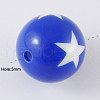 Opaque Acrylic Beads SACR-R736-1-2