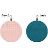 Flat Round Felt Wall Mounted Badge Brooch Organizer Display Boards PW-WG6EADD-05-1