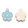 Alloy Enamel Pendants ENAM-S121-115C-2