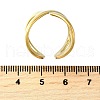 304 Stainless Steel Adjustable Cuff Rings for Women RJEW-B123-01G-02-5