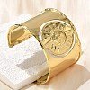 304 Stainless Steel Cuff Bangles BJEW-C095-02G-1