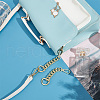 Unicraftale 2Pcs Aluminum & Iron & Zinc Alloy Oval Link Purse Strap Extenders FIND-UN0003-19LG-2