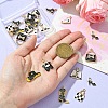 20Pcs 10 Styles Alloy Enamel Pendants ENAM-YW0004-15-5