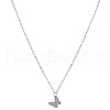 Alloy Crystal Rhinestone Pendant Necklaces for Women WG57F6E-06-1