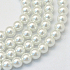 Baking Painted Glass Pearl Round Bead Strands HY-Q003-10mm-01-1