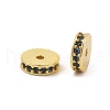 Rack Plating Brass Micro Pave Cubic Zirconia Beads KK-F879-16G-2