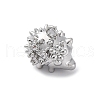 Brass Micro Pave Cubic Zirconia Pendants KK-D288-04P-1