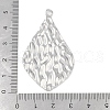 Non-Tarnish 304 Stainless Steel Big Pendants STAS-C106-09P-3