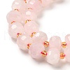 Natural Rose Quartz Beads Strands G-P508-A18-01-4