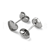 304 Stainless Steel Stud Earring Findings EJEW-K295-08P-2