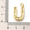 Brass Micro Pave Clear Cubic Zirconia Pendants KK-G521-01G-U-3