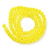 Transparent Glass Beads Strands EGLA-A039-T2mm-D21-2