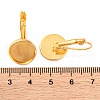 Brass Leverback Earring Findings KK-C1244-NRG-3