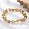 304 Stainless Steel Stretch Bangles for Women BJEW-P315-02H-G-2
