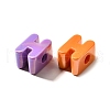UV Plating Opaque Acrylic Beads SACR-Z007-01H-2