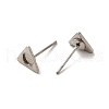 Triangle 304 Stainless Steel Studs Earrings STAS-H193-01P-2