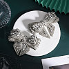 CHGCRAFT 2Pcs Detachable Cloth Bowknot Shoe Decoration AJEW-CA0004-21B-4