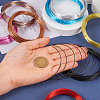  8 Rolls 8 Colors Round Aluminum Wire AW-TA0001-03-4