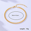Bohemian Style Brass Twisted Chain Anklets for Women ET5727-4
