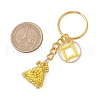 Lucky Bag Woven Glass Keychains KEYC-MZ00029-02-3