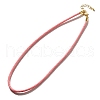 Nylon Milan Cord Necklace Making MAK-M028-01G-19-1