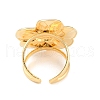 304 Stainless Steel Open Cuff Rings for Women RJEW-S410-01G-01-3